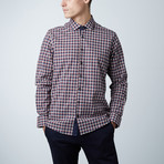 Updated Plaid Woven // Burgundy (L)