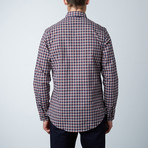 Updated Plaid Woven // Burgundy (L)