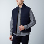 Reversible Wool Vest // Medieval Blue (S)