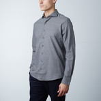 Brushed Glen Plaid Woven // Heather Grey (2XL)