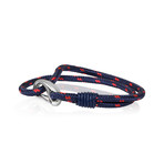 Paracord Bracelet // Blue + Red