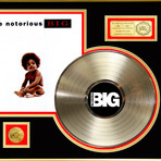Gold LP Record // Notorious Big // Ready To Die