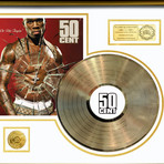 Gold LP Record // 50 Cent // Get Rich Or Die Trying