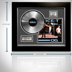 Platinum LP Record // Ice-T // Original Gangster