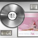 Platinum LP Record // Nicki Manaj // Pink Friday