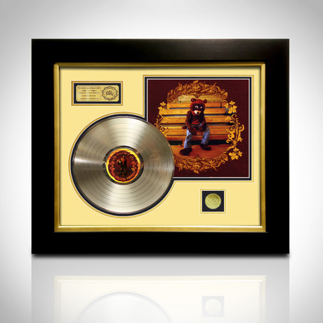 Gold LP Record // Kanye West // College Dropout