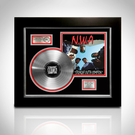 Platinum LP Record // NWA // Straight Outta Compton