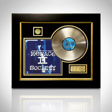 Gold LP Record // Menace 2 Society // Soundtrack