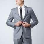 Notch Slim Fit Nested Suit // Gray (US: 38R)
