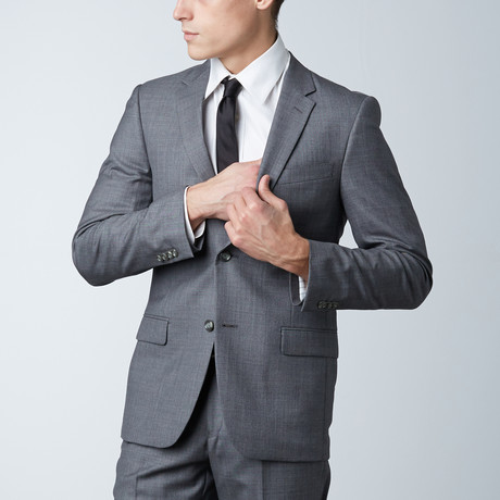 Notch Slim Fit Nested Suit // Sharkskin (US: 36S)