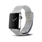 Silver Mesh Band // 38mm (Silver Stainless Steel)