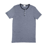 Lafayette Short Sleeve Henley // Charlotte Blue (S)