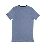 Lafayette Short Sleeve Henley // Charlotte Blue (S)