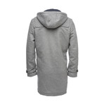 Hooded Duffle Coat // Gray (XS)