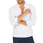 Gordon Long-Sleeve Button-Up Shirt // White (M)