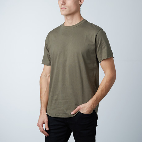 Cove Hi-Low Tee // Forest Green (S)