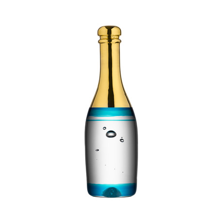 Celebrate Champagne Bottle (Blue)