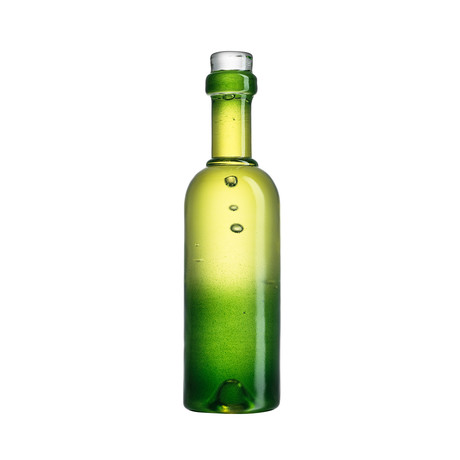 Celebrate Wine Bottle Sculpture (Green)