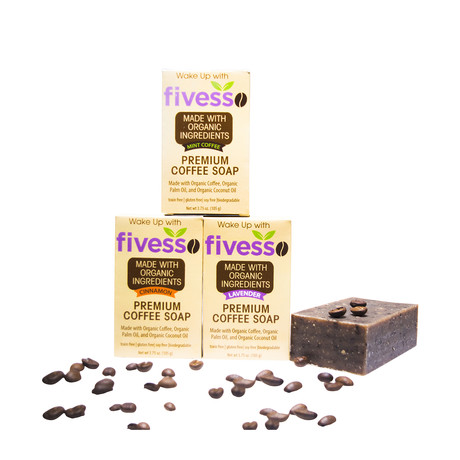 Coffee Soap Bar // Variety Set of 3