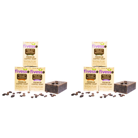 Coffee Soap Bar // Variety Set of 6