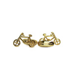 Bicycle Cufflinks (Gold)