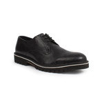 Plain Toe Derby Shoe // Black + Grey (US: 13)