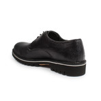 Plain Toe Derby Shoe // Black + Grey (US: 11)