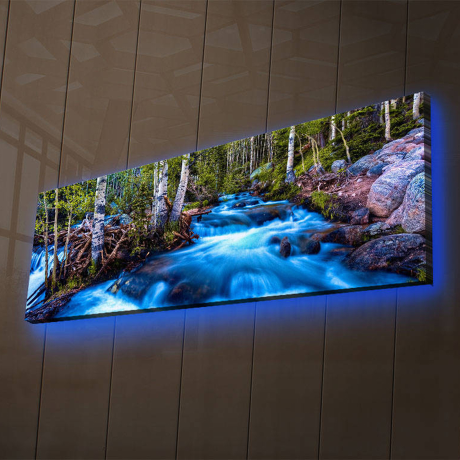 Wallity LED Canvas Art Touch of Modern