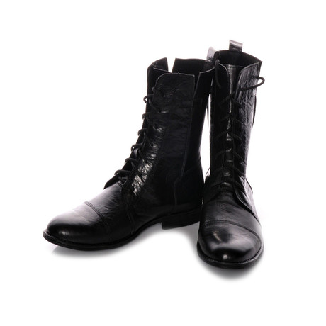 Masatti Cap-Toe Boot // Black (UK: 6.5)