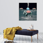 Soft Parade (16"W x 16"H x 1.5"D // Stretched Canvas)