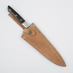 Damascus & Buffalo Horn French Chef Knife // 12"