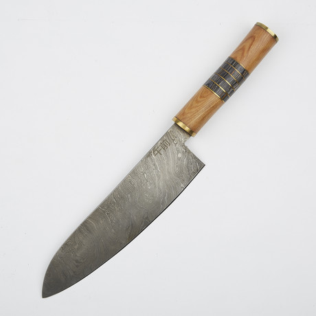 Excelsior Damascus French Chef Knife // 12"