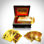 24K Gold Plated Playing Cards // 500€