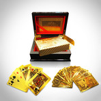 24K Gold Plated Playing Cards // 100£