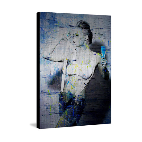 Sexy Painter // Brushed Aluminum (12"W x 18"H x 1.5"D)