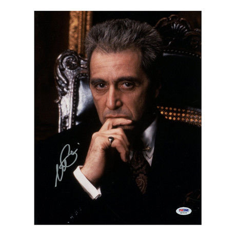 Al Pacino Signed Godfather Part III Framed Photo