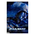 David Prowse Signed Star Wars Original Trilogy Blu Ray Movie Poster