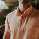 S/S Puremeso Pocket Polo // Dusty Orange (M)