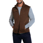 Sweater Fleece Vest // Light Brown (S)