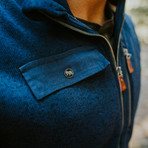 Sweater Fleece Vest // Navy (S)
