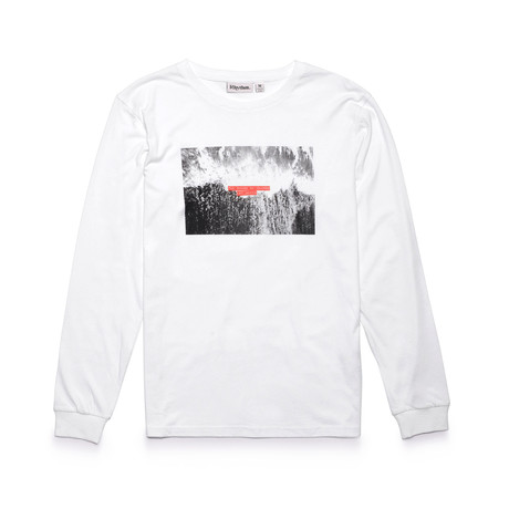 Washed Out L/S // White (S)