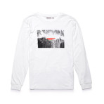 Washed Out L/S // White (XL)