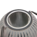 Cast Iron Teapot // 1.06 Qt // Gray