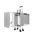 TUPLUS ONE 20" // Diamond Silver + Gray Lining