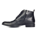 Leather Paneled Captoe Ankle Boot // Black (Euro: 40)