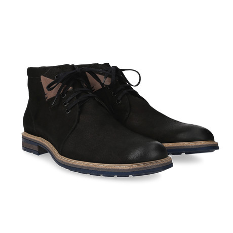 Colorblocked Ankle Boot // Dark Brown (Euro: 40)