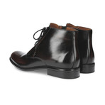 Sleek Heeled Ankle Boot // Brown Coffee (Euro: 43)