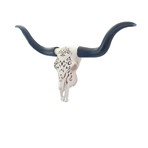 Carved Texas Longhorn (Ivory)