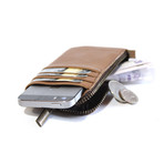 Clutch Wallet // Brown (iPhone 5, 5S, SE)