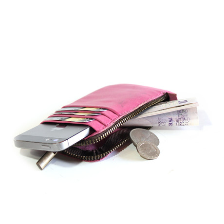 Clutch Wallet // Pink (iPhone 5, 5S, SE)